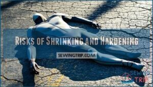 risks of shrinking and hardening