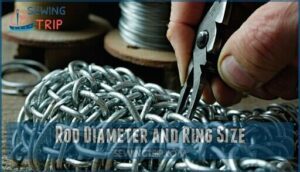 rod diameter and ring size