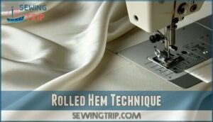 rolled hem technique rolled hem technique