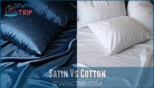 satin vs cotton
