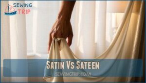 satin vs sateen