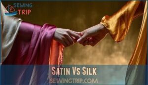 satin vs silk