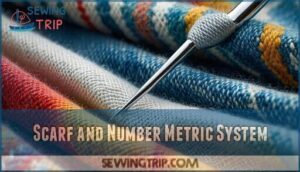 scarf and number metric system