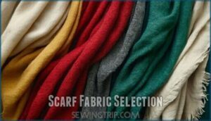 scarf fabric selection