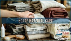 scarf material care