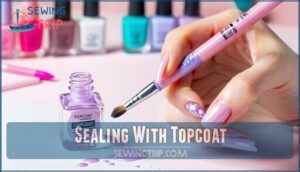 sealing with topcoat