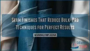 seam finishes that reduce bulk