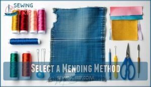 select a mending method