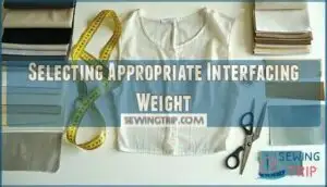 selecting appropriate interfacing weight