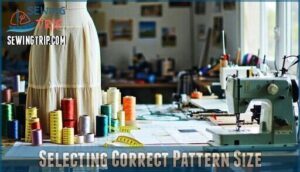 selecting correct pattern size