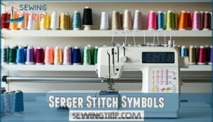 serger stitch symbols