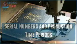 serial numbers and production time periods