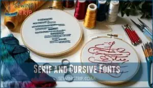 serif and cursive fonts serif and cursive fonts