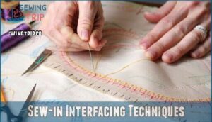 sew-in interfacing techniques