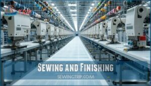 sewing and finishing