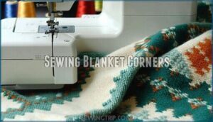 sewing blanket corners