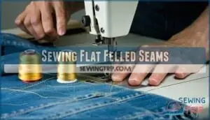 sewing flat felled seams
