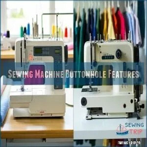 sewing machine buttonhole features