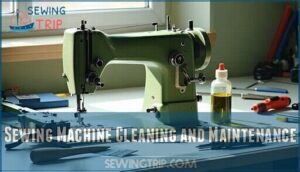 sewing machine cleaning and maintenance