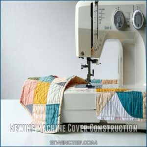 sewing machine cover construction