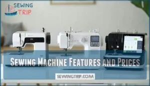 sewing machine features and prices