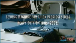 sewing machine for thick fabrics