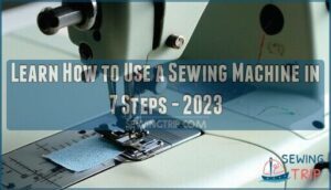 sewing machine how to use