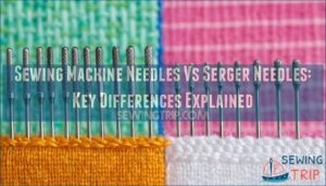 sewing machine needles vs serger needles