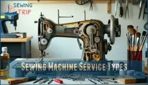 sewing machine service types