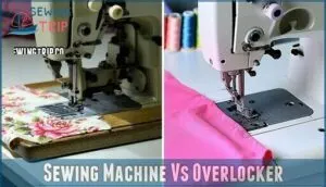 sewing machine vs overlocker