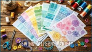 sewing patterns variety