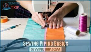 sewing piping basics