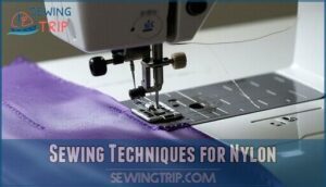 sewing techniques for nylon
