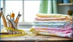 sewing with 100% cotton fabric