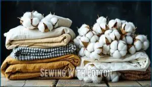 sewing with cotton