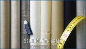 sewing with grain