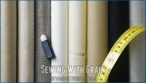 sewing with grain