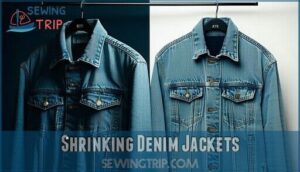 shrinking denim jackets