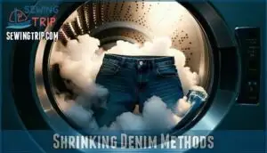 shrinking denim methods
