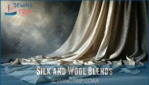 silk and wool blends