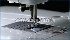 simple stitch selection
