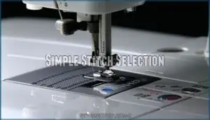 simple stitch selection