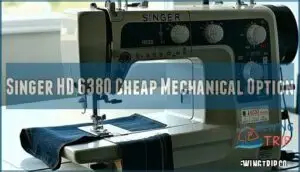 singer hd 6380 cheap mechanical option