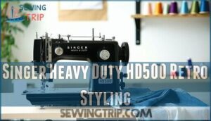 singer heavy duty hd500 retro styling