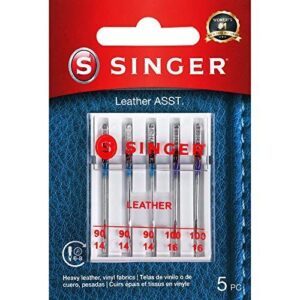 10 Best Sewing Needles for Leather: Types, Sizes & How to Choose 4 SINGER Leather Sewing Machine Needles, B09WJFVCJQ
