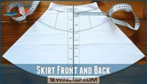 skirt front and back