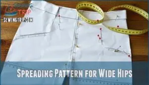 spreading pattern for wide hips