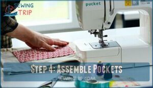 step 4: assemble pockets