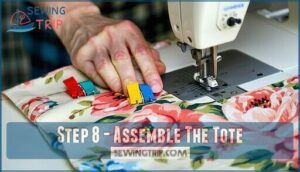 step 8 - assemble the tote