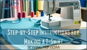 step-by-step instructions for making a t-shirt